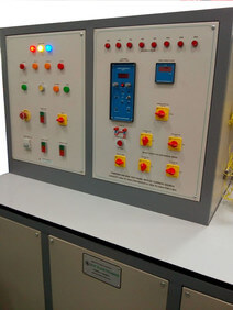 The system is used to measure the temperature rise values of current carrying and other parts in switchboards, breaker panels and high current circuit breakers