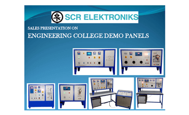 demonstration fortesting equipments for engineering colleges