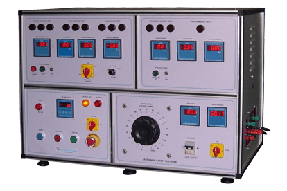 The tester tests various safety tests of the domestic appliance and ensures safety to the end user before being shipped