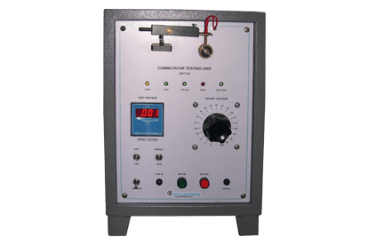 SCR ELEKTRONIKS have designed Commutator Testing Setup to provide Commutator manufacturers and users a simple and speedy method for testing their Commutators.