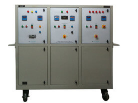 Primary current injection trolleys are used for high current testing of ACBs, SF6 CBs, VCBs and cable testing