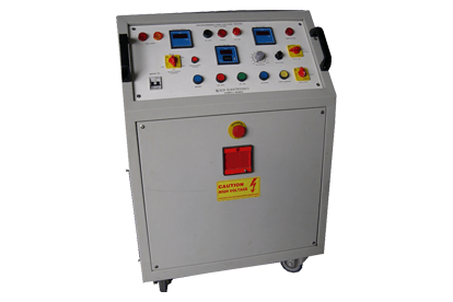 The test bench tests the di-electric withstand capability of the product with settable high voltage and allowable leakage current