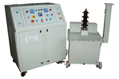 The test bench tests the di-electric withstand capability of the product with settable high voltage and allowable leakage current