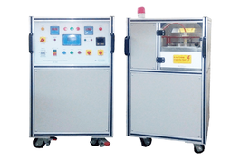 The test bench tests the di-electric withstand capability of the product with settable high voltage and allowable leakage current