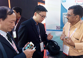 Foreign investors watch the innovations showcased at ELECRAMA 2016 event