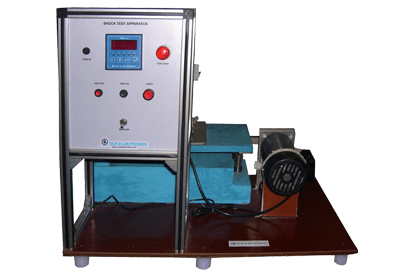 The product tests the susceptibility of mechanical tripping of an MCB against repeated mechanical shocks induced by the equipment