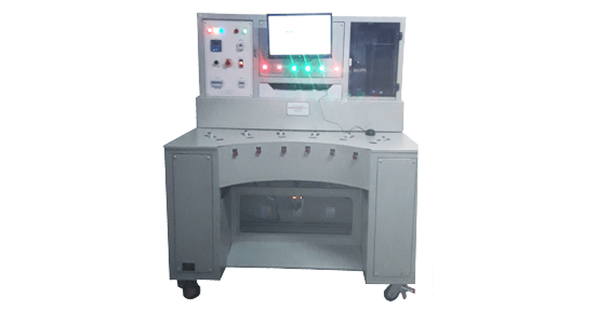 mcb thermal trip calibration test bench SCR Elektroniks